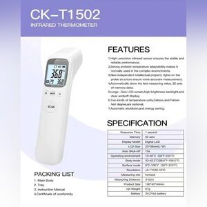 CK-T1502 Infrared Thermometer